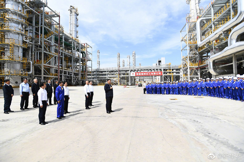 习近平在陕西榆林考察调研