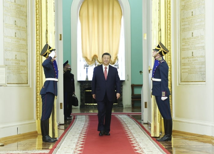 习近平同俄罗斯总统普京会谈